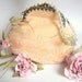 Bridal Clutch,Vintage Peach Bag,Bridesmaids Clutch,Bridal Pearls Bag,Lace Bag,Vintage Wedding lace Bag