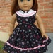 18" Doll Clothes 1940's--1950's Style Sleeveless Party Dress Fits American Girl Molly, Emily, Kit