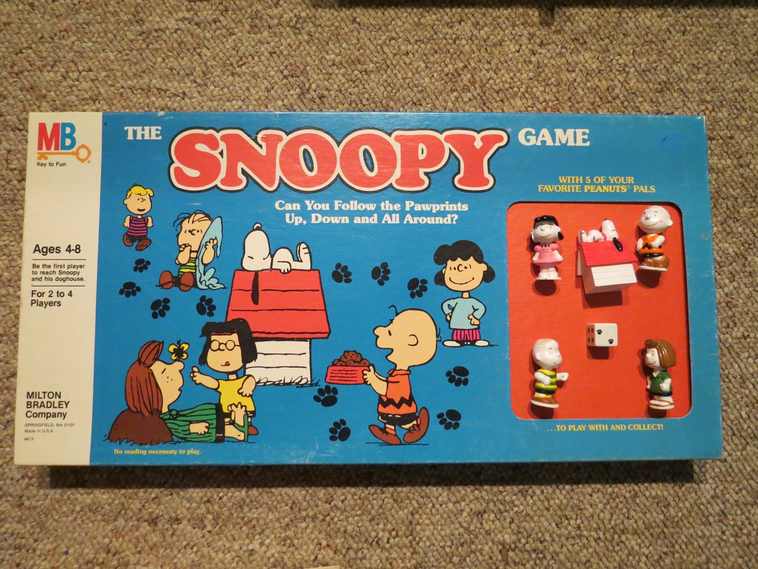 The Snoopy Game 1984 Milton Bradley Board Games