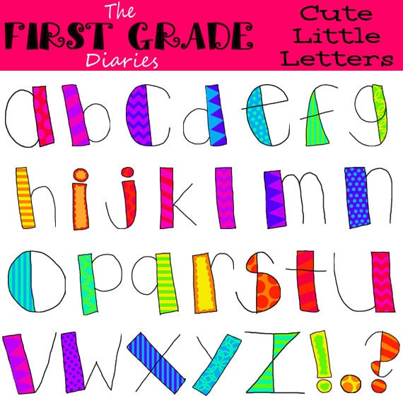 free cute alphabet clipart - photo #2