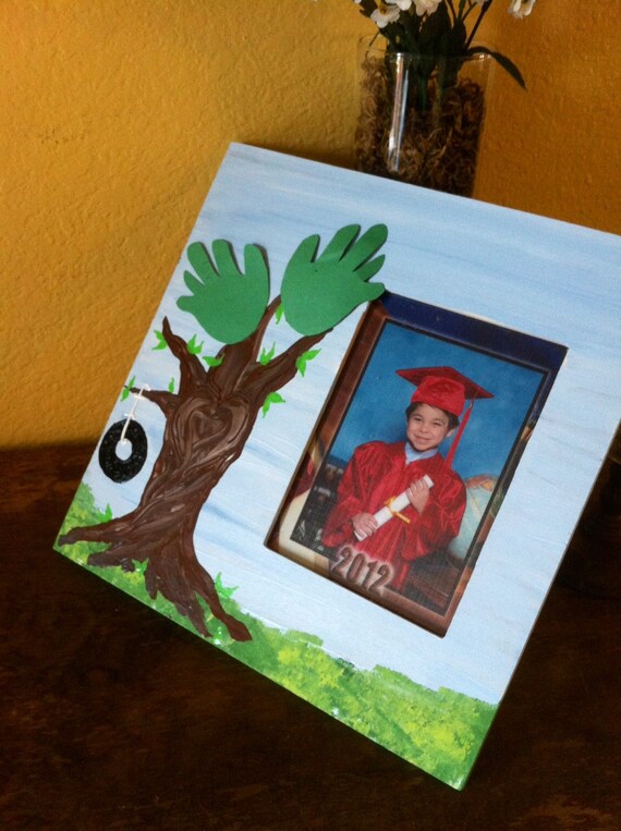 Handprint / Footprint Picture Frame Keepsake DIY by GiftsbyGaby