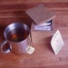 Reclaimed Wood Tea Box - Handmade Square Tea Box - Wooden Tea Box