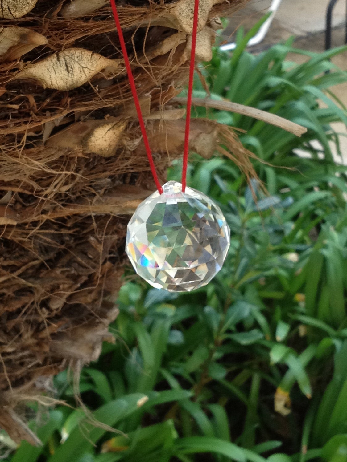 Feng Shui Crystal Rainbow Hanging Decor by thetaoofdana on Etsy