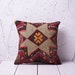 hand woven vintage kilim pillow cover - 15.75" x 15.75" - free shipment with UPS - 01055-59