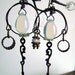 RESERVED -The Illuminated Shadows assemblage earrings by Anvil Artifacts