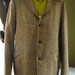 ON SALE ---Speckled Pointy collar leasiure coat --- WAS 40