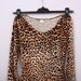 Vintage Velvet Body Panther Patterned Sexy Women