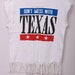 Rock'n'roll Indian T-shirt Don't MESS With TEXAS cut Women white fashionable DIY Handmade