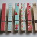 Merry Clothespin Magnets- Set of 6, Shabby Chic, Kitchen Decor, Cottage Chic, Romantic Home, Office Decor, Girl's Room