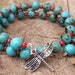Dragonfly Turquoise Bracelet