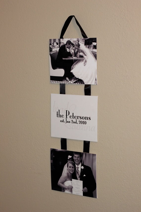 Items similar to Personalized Photo Wall Hanging on Etsy