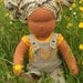 Waldorf doll called Mika , 16"tall soft cloth doll hand made