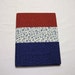Journal Notebook Covered in Red, White and Blue Calico Handmade LittlestSister