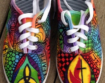 Zentangle sneakers, shoes, sneakers, custom sneakers, zentangle art, original art, OOAK, womens sneakers, handpainted