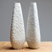 Set of 2 vintage bisque vases by Kunstporzellan Ilmenau GDR