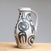 West German handled vase by Jasba