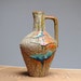 Mid Century modern Italian fat lava vase
