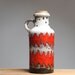 West German Lore decor handled vase by Scheurich