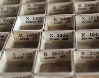 50 Tiny Paperboard Watch Crystal Boxes for Assemblage Shrines Shadow Box Altered Art Creations