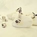Lady shoes charm for jewelry and craft projects, 10 pieces