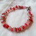 Pink and Clear Chip Bracelet