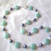 100% Donation Item-- Beautiful Amazonite & Cornflower Blue Necklace