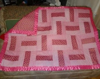 Rail Fence Baby Quilts