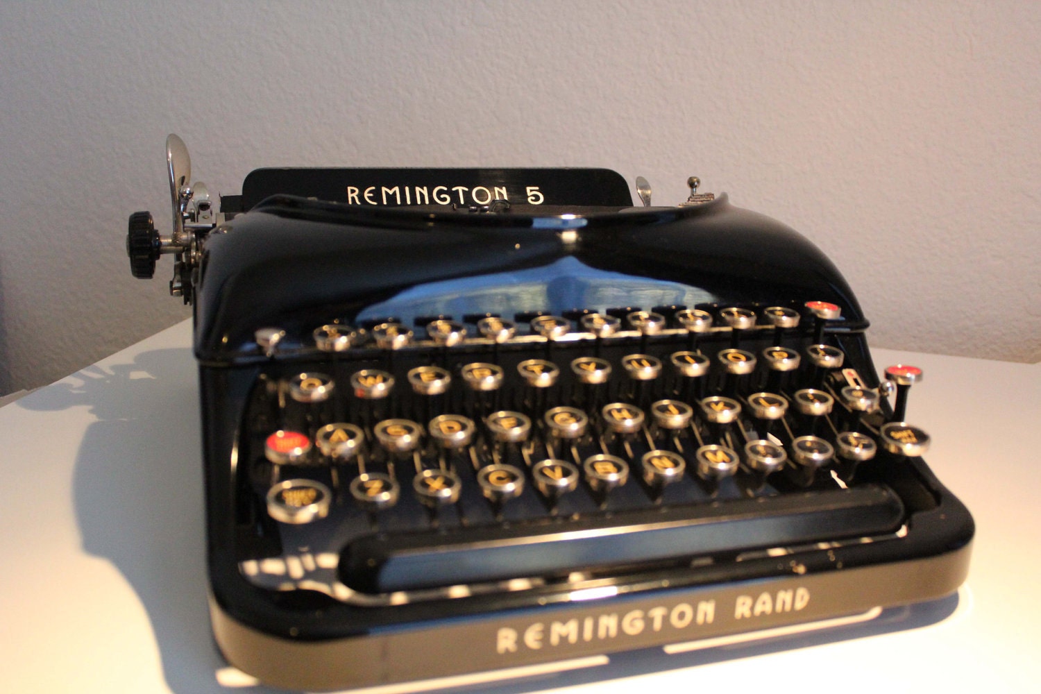 Remington Rand No. 5 Typewriter 1930s