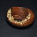 Reserved for VW - Wood Bracelet Indian Rosewood with Gold Leaf Inlay - Golden Delight
