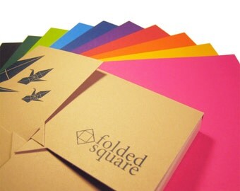 Origami Paper 100 sheet Pantone gift set - Contemporary Colour Collection