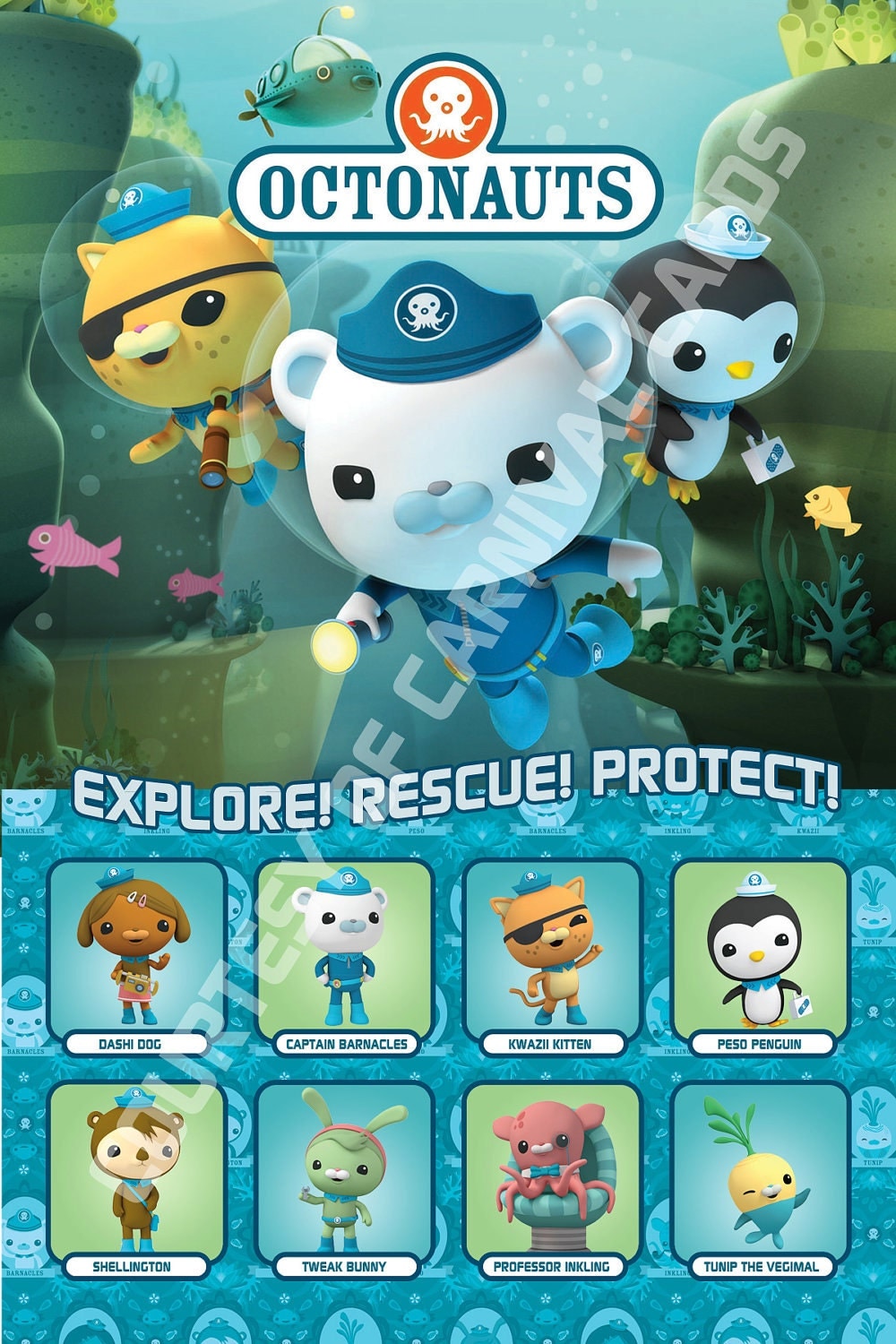 Items similar to Octonauts Printable Poster on Etsy