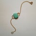 Turquoise bracelet - Gold or Silver mother's day sale