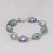 Rainbow Bead Bracelet and Silver, Beautiful Statement Chunky Jewellery