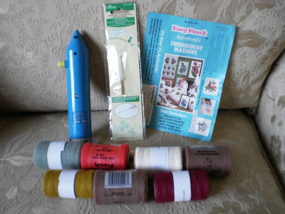 Easy Punch AUTOMATIC Embroidery Machine by PopsBookNook on Etsy