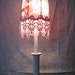Stunning Little Lamp, One of A Kind Lampshade w/ Base - "Passion"