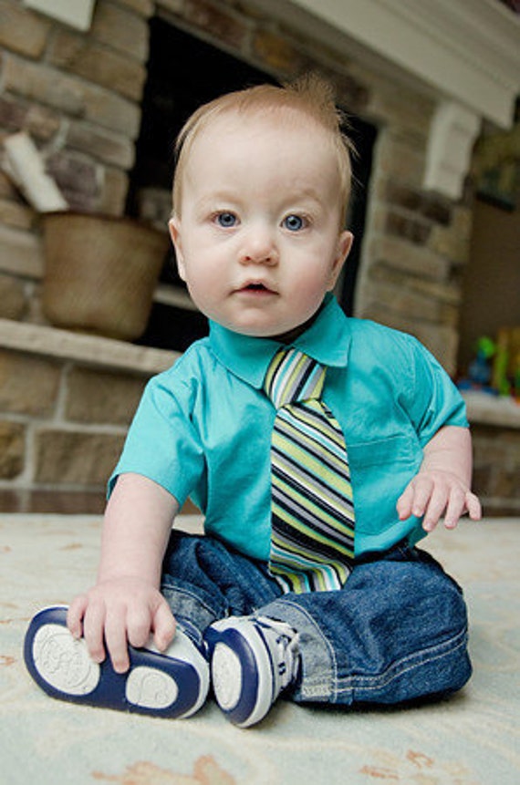 Items similar to Baby Boy Dress Shirt Onesie Bodysuit Design Your Own