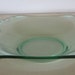 Vintage Green Depression Glass Small Bowl