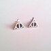 Deathly Hallows post earrings