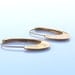 Vintage Gold Hoop Earrings