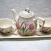 Vintage Homestead Collection TEA SET Hand painted by Herman Dodge & Son