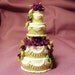 1:12 Scale Dollhouse Miniature Wedding Cake--"Passion"