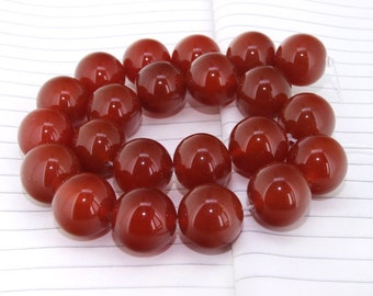 One Full Strands-- Big Superb Round Red Agate Gemstone Beads----18mm ----about 22Pieces----15inch strand