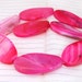 Full Strand Egg Peach Agate Beads ----- 25mm-50mm ----- about 8Pieces ----- gemstone beads--- 15.5" in length
