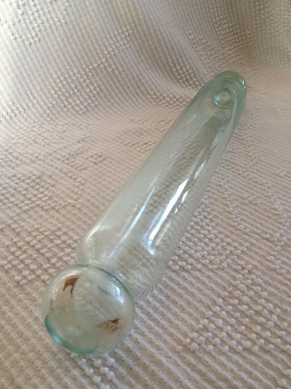 Items Similar To Vintage Clear Glass Rolling Pin On Etsy