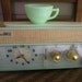 RESERVED Vintage Mint Green Arvin Radio Alarm Clock