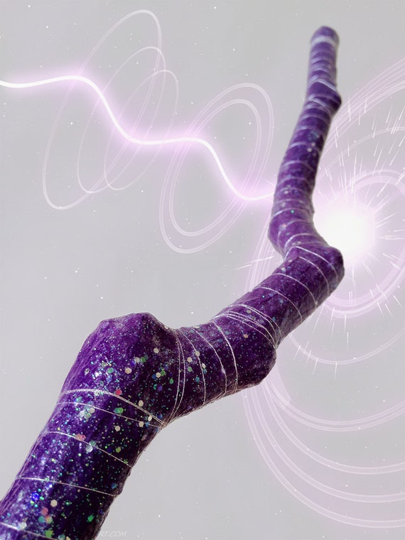 Purple Magic Wand Purple Lightning Wand No. 75