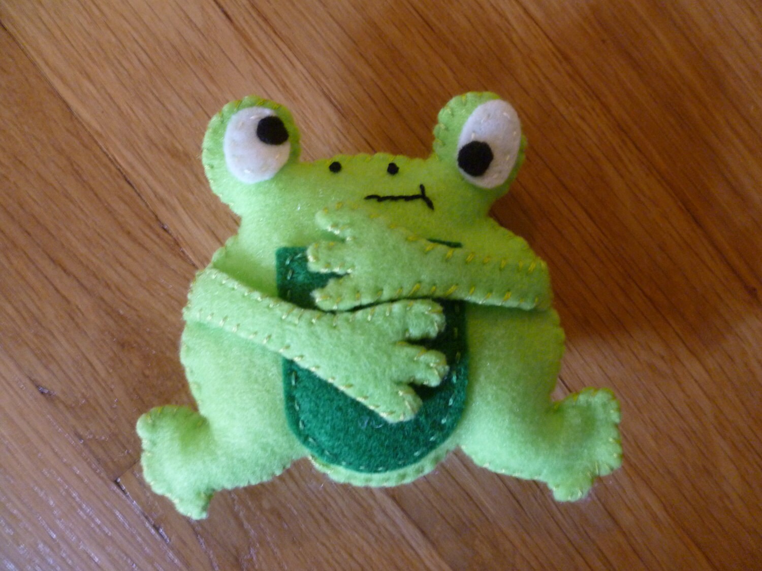 frog cat plush