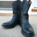 Beautiful, black vintage Ariat cowboy boots - womens pull-on 8 B