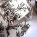 Toile Cotton Ribbon Trim, Black, 1 3/8" inch wide, 1 yard, For Home Decor, Accessories, Scrapbook, Victorian & Romantic Crafts