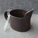 Can-shaped ceramic flower pot